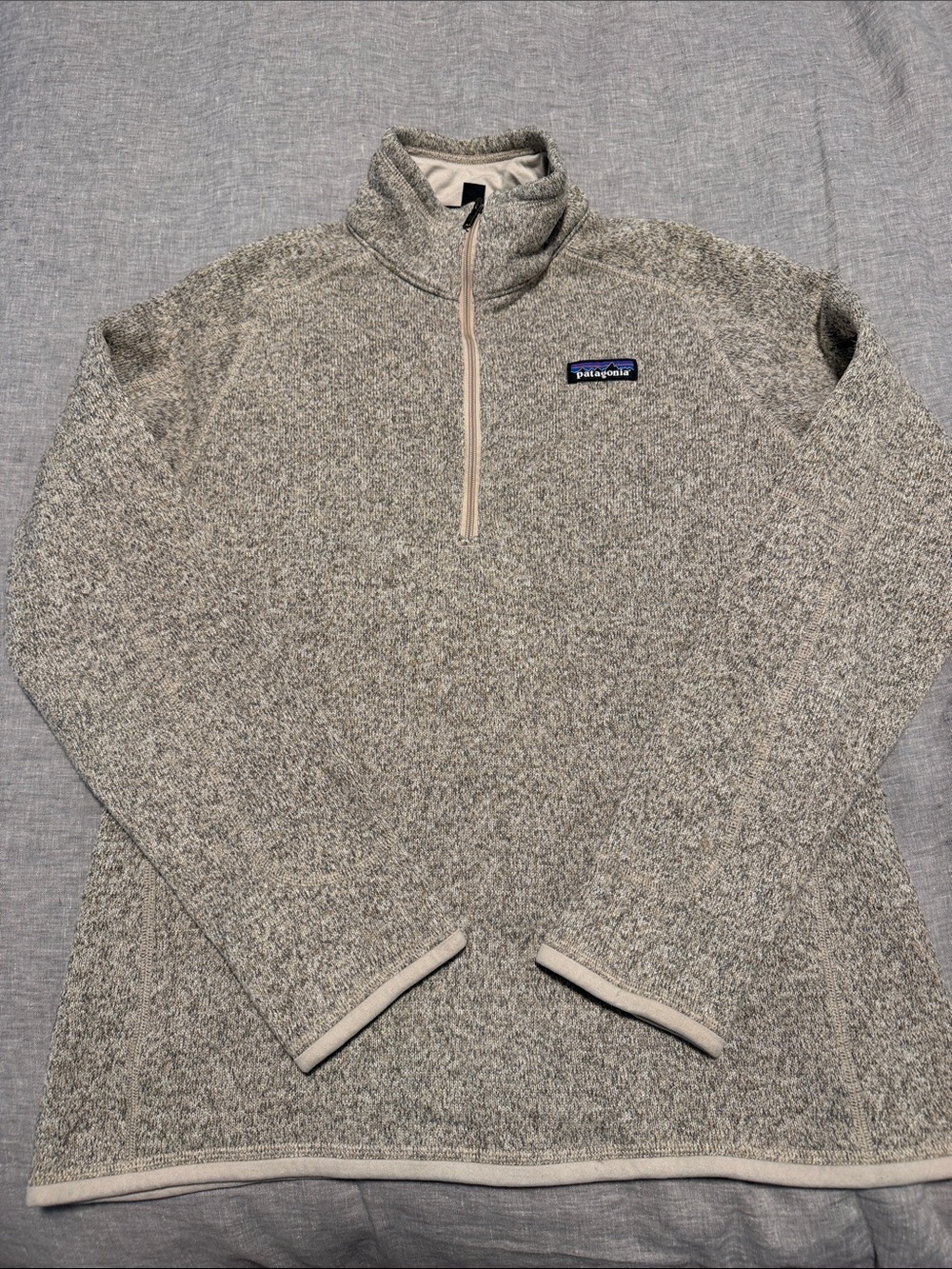 Patagonia Heathered Gray Women's Half-Zip Pullover